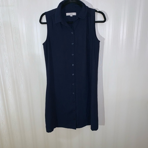 Loft‎ button down sleeveless dress size 4